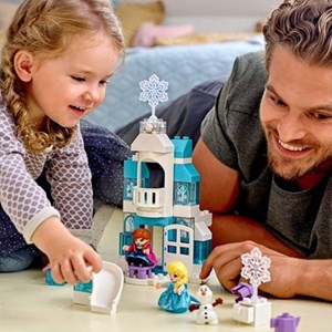 اسباب بازی لگو دوپلو قصر یخی فروزن 59 قطعه مدل Frozen Ice Castle - 10899 Building Kit_اسباب بازی لگو
