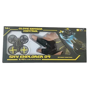 کوادکوپتر شارژی با ریموت مچی (دست کشی) Glove Sensor control_اسباب بازی کوادکوپتر