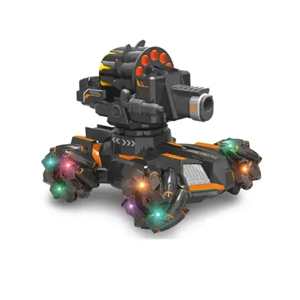 ماشین کنترلی شارژی تانک مولتی دریفت تیر اسفنجی دو ریموت دار Stunt Car Remote Control_اسباب بازی ماشین کنترلی