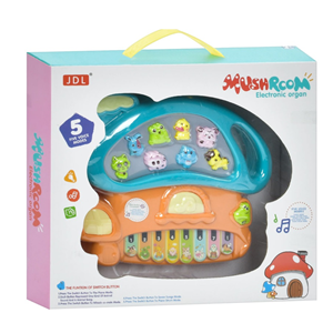 اسباب بازی ارگ آموزشی موزیکال طرح قارچ با آموزش صدای حیوانات Mushroom Piano Toy_اسباب بازی نوزادی