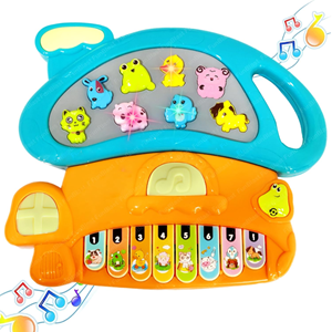 اسباب بازی ارگ آموزشی موزیکال طرح قارچ با آموزش صدای حیوانات Mushroom Piano Toy_اسباب بازی نوزادی