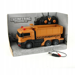 اسباب بازی ماشین کنترلی کامیون کمپرسی تبدیل شونده به ربات مدل ترانسفورمر Remote Control Transformer Dump Truck_ماشین کنترلی