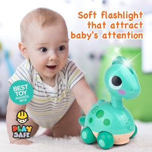 دایناسور موزیکال هولی تویز آبی مدل Hola Toys 6110_اسباب بازی نوزادی