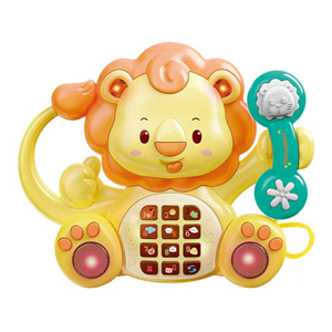﻿اسباب بازی تلفن موزیکال طرح شیر Baby Music Telephone_اسباب بازی نوزادی