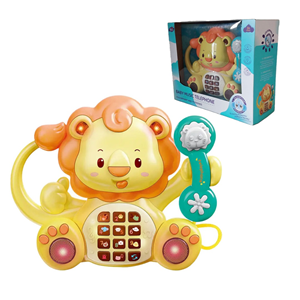 اسباب بازی تلفن موزیکال طرح شیر Baby Music Telephone_اسباب بازی نوزادی