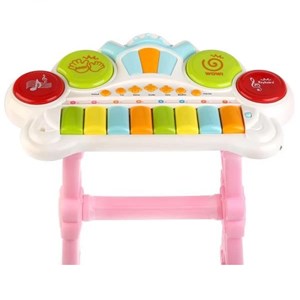 اسباب بازی پیانو الکترونیکی با صندلی و میکروفون Kanisi Musical Piano_اسباب بازی موسیقی