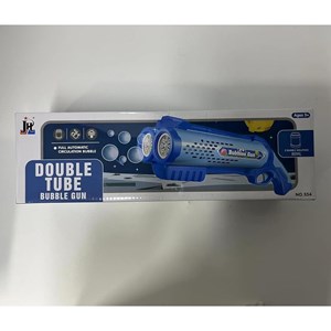 تفنگ اسباب بازی حباب ساز دولول مخزن دار آبی Electric Bubble Maker Toy with LED Lights_اسباب بازی تفنگ