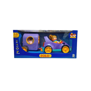 اسباب بازی ماشین یدک کش دختر تولو مدل 89911 Tolo Pony Trailer- Pastel Colours _اسباب بازی نوزادی