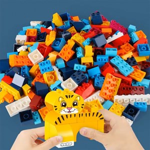 لگو دوپلو اسمونو 136 قطعه مدل اتوبوس حیوانات smoneo رنگ کرم_اسباب بازی لگو