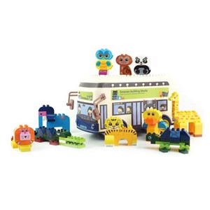 لگو دوپلو اسمونو 136 قطعه مدل اتوبوس حیوانات smoneo رنگ کرم_اسباب بازی لگو