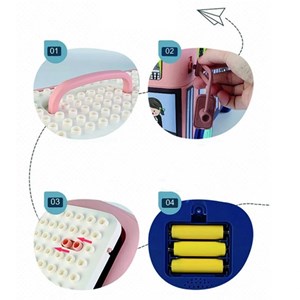 لگو دوپلو اسمونو 136 قطعه مدل اتوبوس حیوانات smoneo رنگ صورتی_اسباب بازی لگو