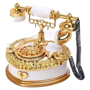 جعبه موزیکال کودک مدل تلفن سلطنتی_اسباب بازی لوازم خانگی