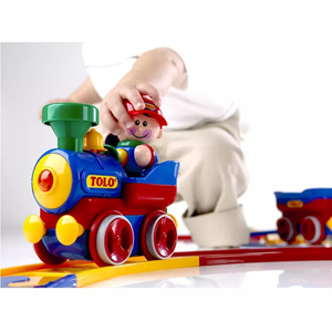 اسباب بازی قطار با ریل و آدمک تولو مدل 89905 Tolo First Friend Train_اسباب بازی نوزادی