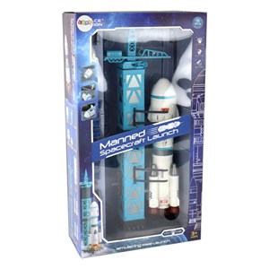 اسباب بازی سکوی پرتاب موشک فضاپیما همراه با فیگور فضانورد SPACE MISSON_اسباب بازی اکشن فیگور