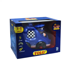 اسباب بازی ماشین پلیس با آدمک تولو مدل 87478 Tolo First Friends Police_اسباب بازی نوزادی