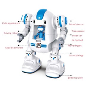 کیت ربات اسباب بازی حرکتی همراه با سرنشین کیوت سان لایت_اسباب بازی ربات