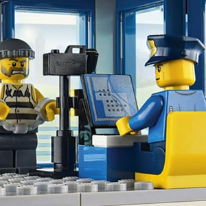 لگو سیتی ایستگاه پلیس شهر 854 قطعه مدل 6063 Police Station City_اسباب بازی لگو