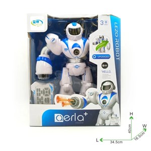 ربات اسباب بازی کنترلی لزو آبی lezo مدل Aerla_اسباب بازی ربات