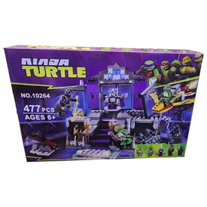 لگو نبرد شریدر و لاکپشت های نینجا 477 قطعه مدل Ninja Turtle 10264_اسباب بازی لگو