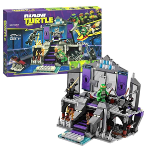 لگو نبرد شریدر و لاکپشت های نینجا 477 قطعه مدل Ninja Turtle 10264_اسباب بازی لگو