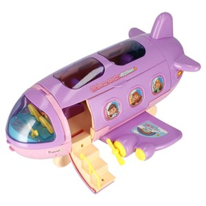 اسباب بازی هواپیما مسافربری همراه با دو مینی فیگور_اسباب بازی اکشن فیگور