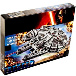 لگو سفینه فالکون جنگ ستارگان 1381 قطعه مدل Star Wars 66008_اسباب بازی لگو