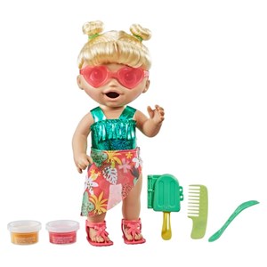 عروسک دختر بچه بیبی الایو ارتفاع 30 سانتي مدل Baby Alive Sunshine Snacks Doll Hasbro_عروسک دخترانه