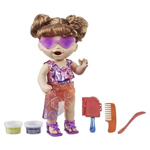 عروسک دختر بچه بیبی الایو ارتفاع 30 سانتي مدل Baby Alive Sunshine Snacks Doll Hasbro_عروسک دخترانه