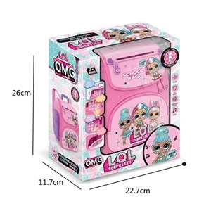 قلک مدل كوله پشتي رمزدار طرح ال او ال سوپرایز Intelligent School Bag Toy ATM LOL_اسباب بازی کوله پشتی