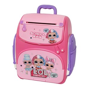 قلک مدل كوله پشتي رمزدار طرح ال او ال سوپرایز Intelligent School Bag Toy ATM LOL_اسباب بازی کوله پشتی