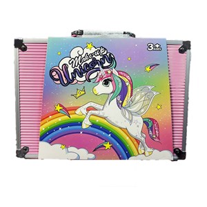 اسباب بازی ست لوازم آرایش چمدانی کودک طرح پونی_کیف و اکسسوری