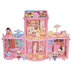 خانه عروسکی ال او ال سورپرایزی 102 قطعه مدل LOL surprise house BB020_اسباب بازی لوازم خانگی