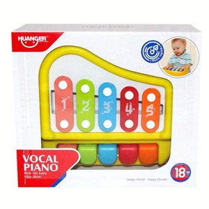 اسباب بازی پیانو و بلز دو کاره 5 کلید هانگر Huanger_اسباب بازی موسیقی