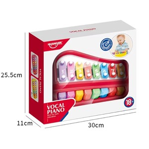 اسباب بازی پیانو و بلز دو کاره 8 کلید هانگر Huanger_اسباب بازی موسیقی