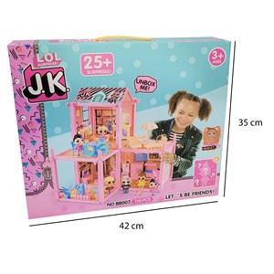 خانه عروسکی ال او ال سورپرایزی 110 قطعه مدل LOL surprise house BB007_اسباب بازی لوازم خانگی
