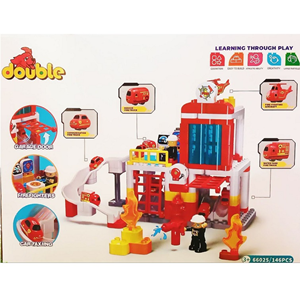 لگو دوپلو ایستگاه آتش نشانی 146 قطعه مدل Fire Station 66025_اسباب بازی لگو