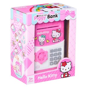 گاوصندوق رمز دار باتری خور طرح هلو کیتی_اسباب بازی مشاغل
