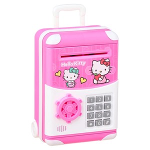 گاوصندوق رمز دار باتری خور طرح هلو کیتی_اسباب بازی مشاغل