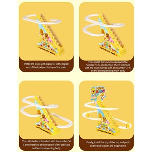 اسباب بازی پله و سرسره جوجه اردک موزیکال_اسباب بازی نوزادی