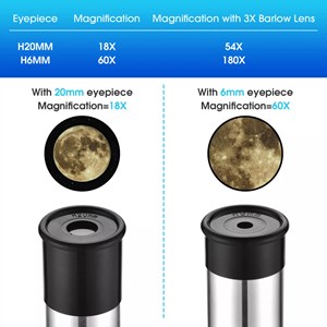 تلسکوپ طبیعتگردی به همراه کوله پشتی مدل AOMEKIE AO2013 50mm Refractor Telescope_اسباب بازی علمی