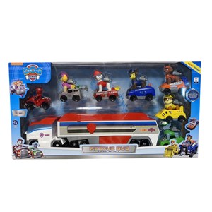 ست اسباب بازی کامیون سگ های نگهبان به همراه 7 فیگور_اسباب بازی ماشین