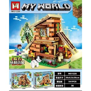 لگو ماینکرافت کلبه جنگلی 541 قطعه مدل MG1220 Minecraft_اسباب بازی لگو