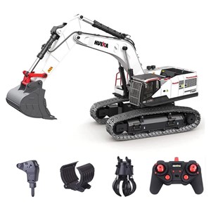 بیل مکانیکی کنترلی بزرگ هوینا مقیاس 1:14 مدل HUINA 1594_اسباب بازی ماشین کنترلی