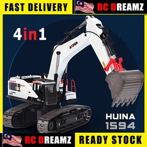 بیل مکانیکی کنترلی بزرگ هوینا مقیاس 1:14 مدل HUINA 1594_اسباب بازی ماشین کنترلی