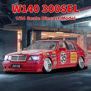 اسباب بازی ماشین فلزی مرسدس بنز مقیاس 1:24 مدل Mercedes benz 1990_اسباب بازی ماشین