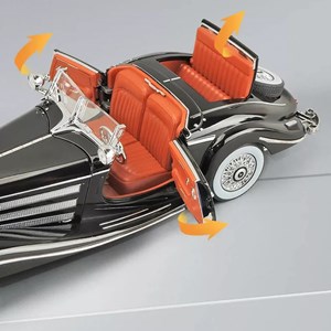 اسباب بازی ماشین فلزی دودزا و عقب کش مقیاس 1:24 مدل 500K_اسباب بازی ماشین