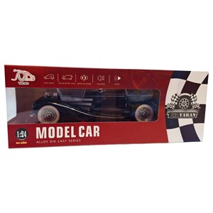 اسباب بازی ماشین فلزی دودزا و عقب کش مقیاس 1:24 مدل 500K_اسباب بازی ماشین