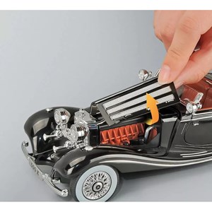 اسباب بازی ماشین فلزی دودزا و عقب کش مقیاس 1:24 مدل 500K_اسباب بازی ماشین