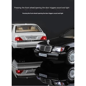 اسباب بازی ماشین فلزی مرسدس بنز مقیاس 1:24 مدل Mercedes benz w140_اسباب بازی ماشین