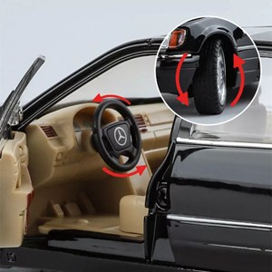 اسباب بازی ماشین فلزی مرسدس بنز مقیاس 1:24 مدل Mercedes benz w140_اسباب بازی ماشین